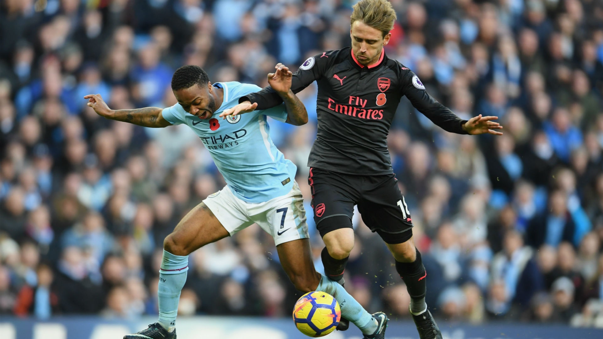 Wenger accused Sterling of diving to win a penalty against Arsenal. AFP