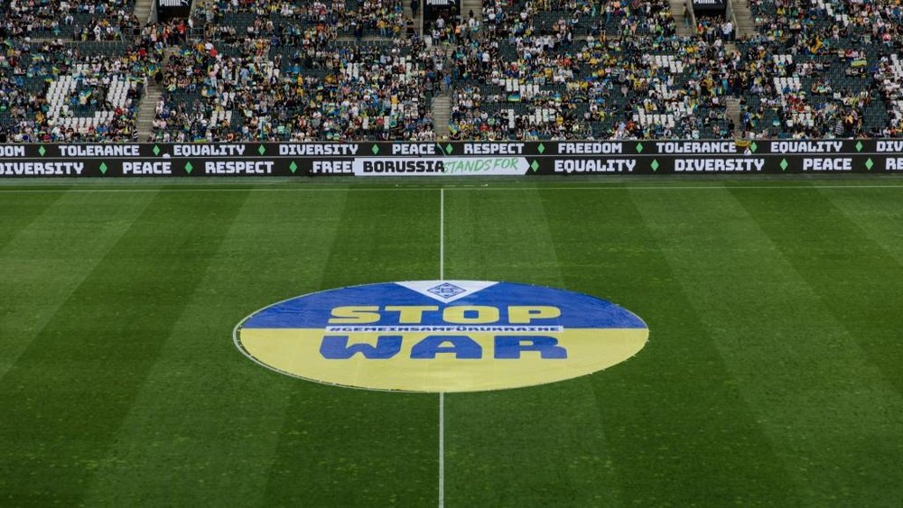 Teams from Belarus and Ukraine can no longer face each other. AFP
