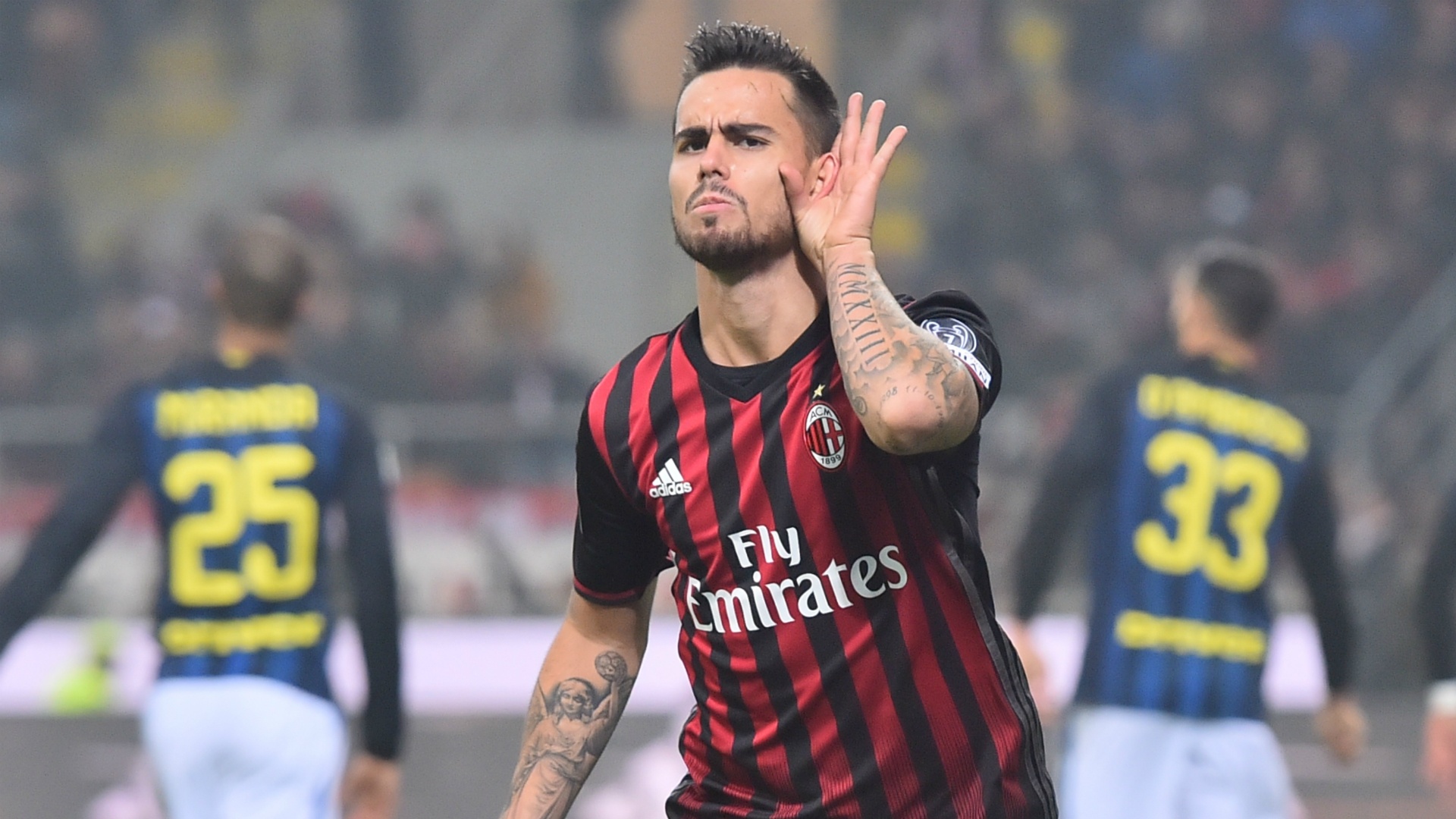 AC Milan winger Suso believes former head coach Sinisa Mihajlovic did not like him. AFP