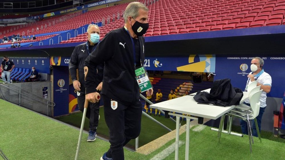 Tabarez has Guillain-Barre syndrome, but continues at the helm of the Uruguayan national team. GOAL