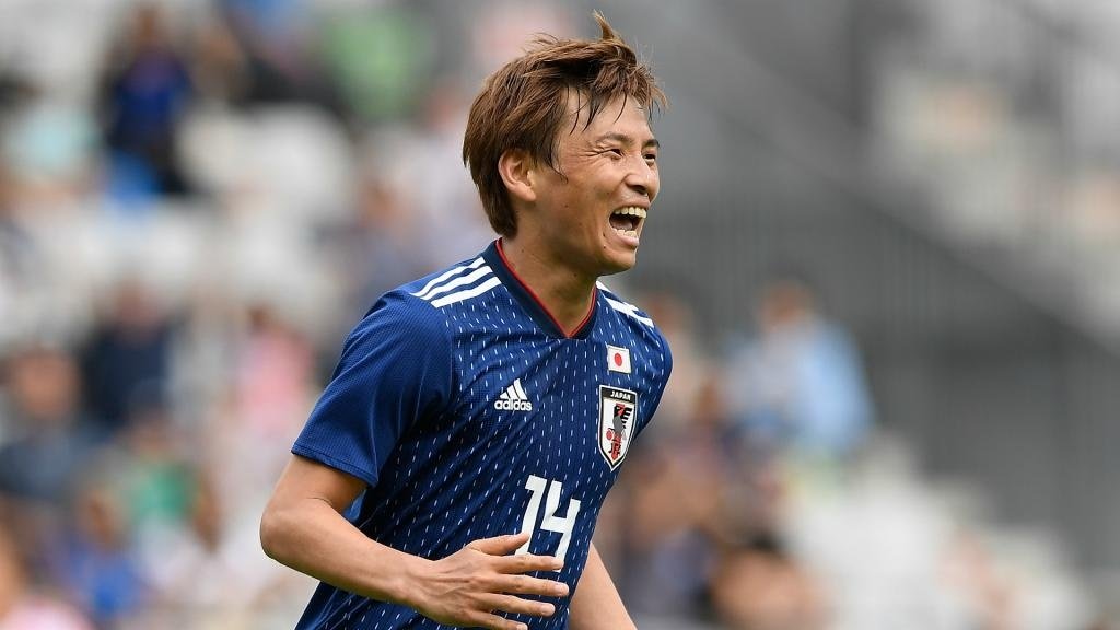 Unui scored a brace for Japan in the friendly. GOAL