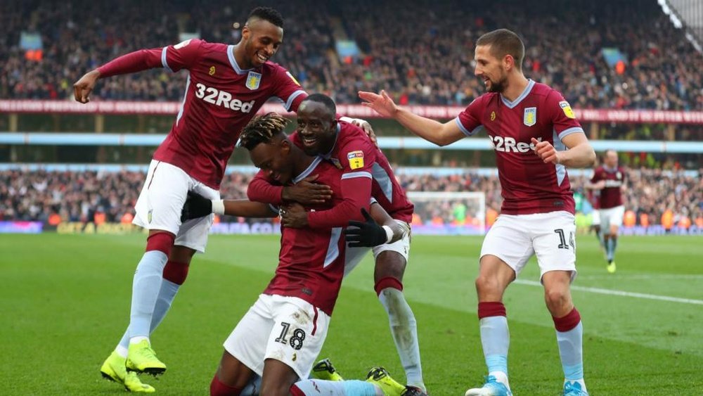 Tammy Abraham celebrates his goal. GOAL