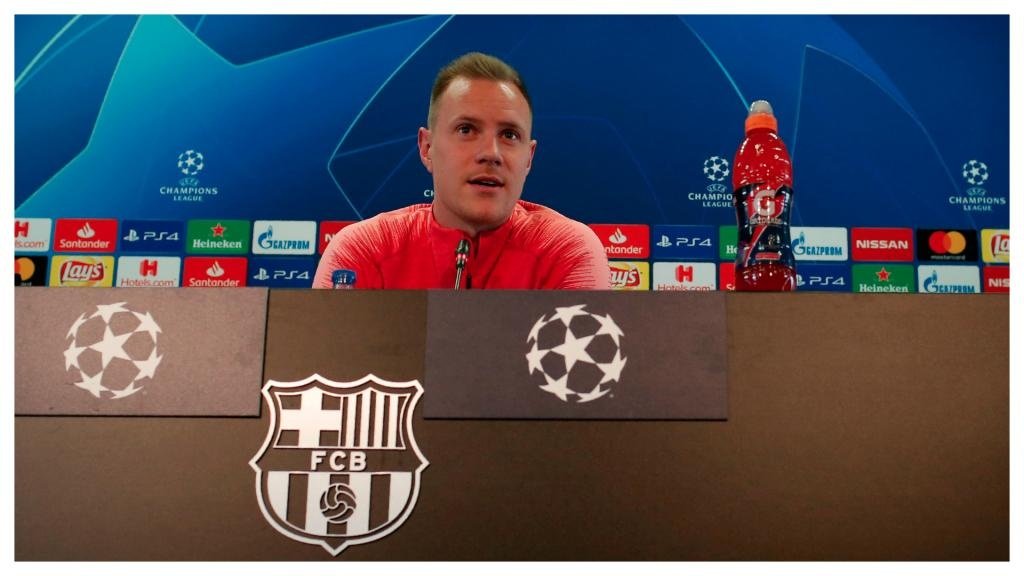 Ter Stegen s'est exprimé en conférence de presse. Goal
