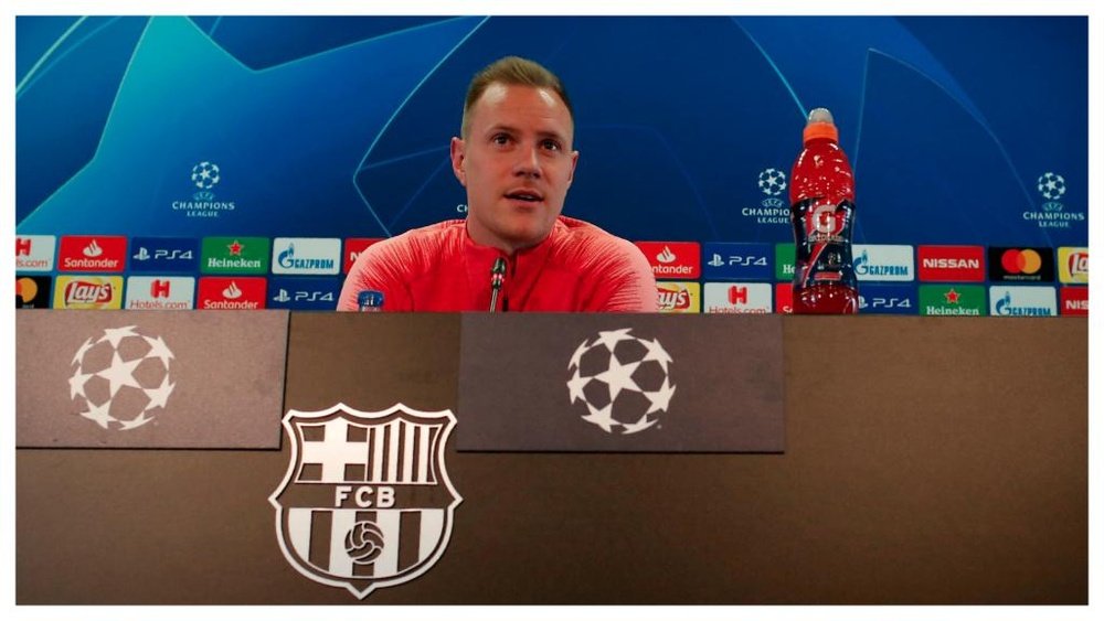 Ter Stegen s'est exprimé en conférence de presse. Goal