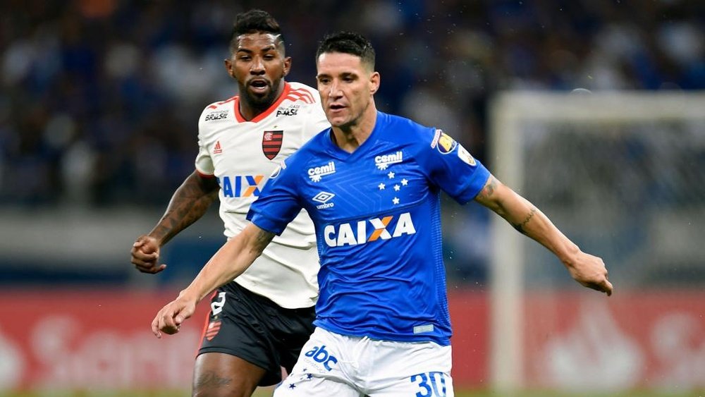Thiago Neves Rodinei Cruzeiro Flamengo Copa Libertadores. Goal