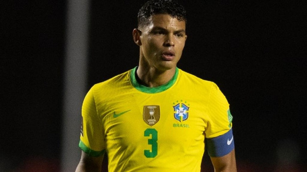 Thiago Silva chega a 100 jogos pela seleção brasileira. AFP