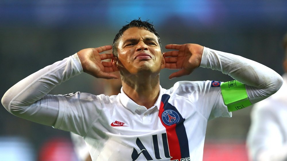 PSG - Thiago Silva : 'Je serai Parisien à vie'. AFP