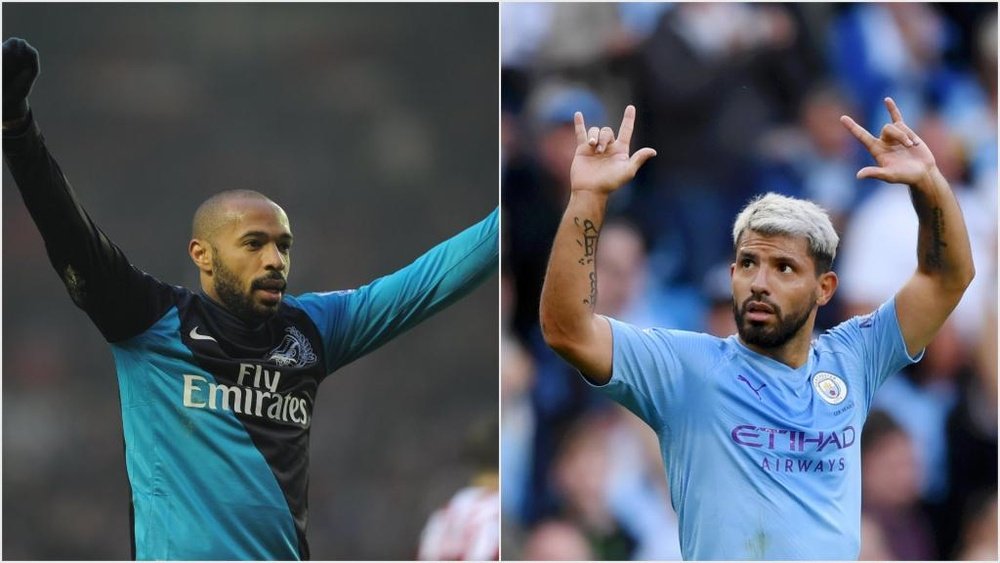 Sergio Aguero has now scored more Premier League goals than Thierry Henry. GOAL