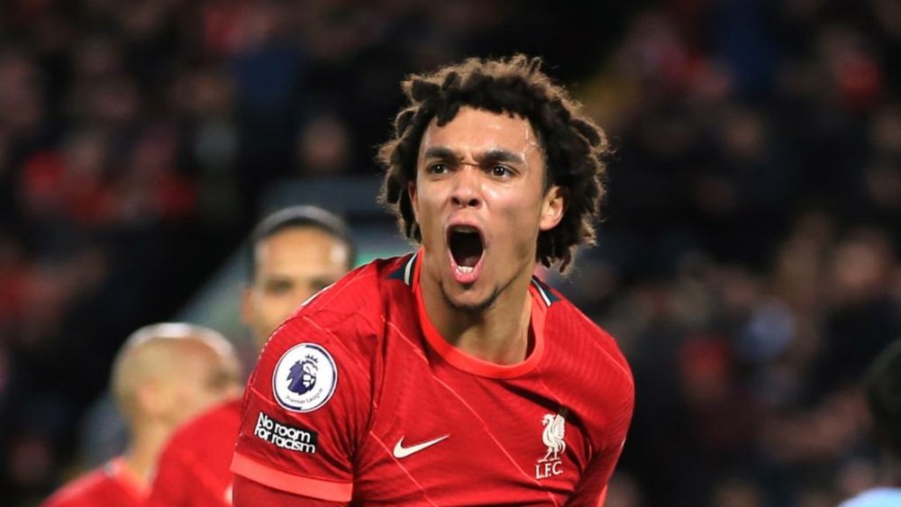 Cafu hails Trent Alexander-Arnold. AFP