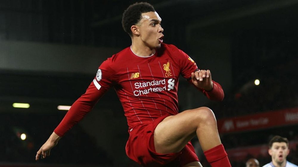 Alexander-Arnold explains 'freedom' to attack after assisting Anfield fightback. AFP