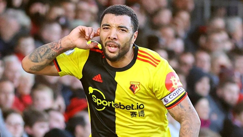 Troy Deeney scored in Watford's comfortable 0-3 win over Bournemouth. GOAL