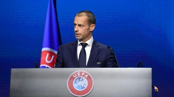 Aleksander Ceferin has called for footballers to be vaccinated as soon as possible. AFP