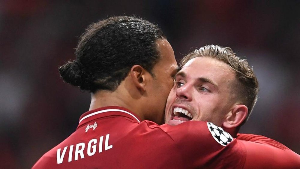 Liverpool duo Van Dijk and Henderson fit to face Manchester City. GOAL