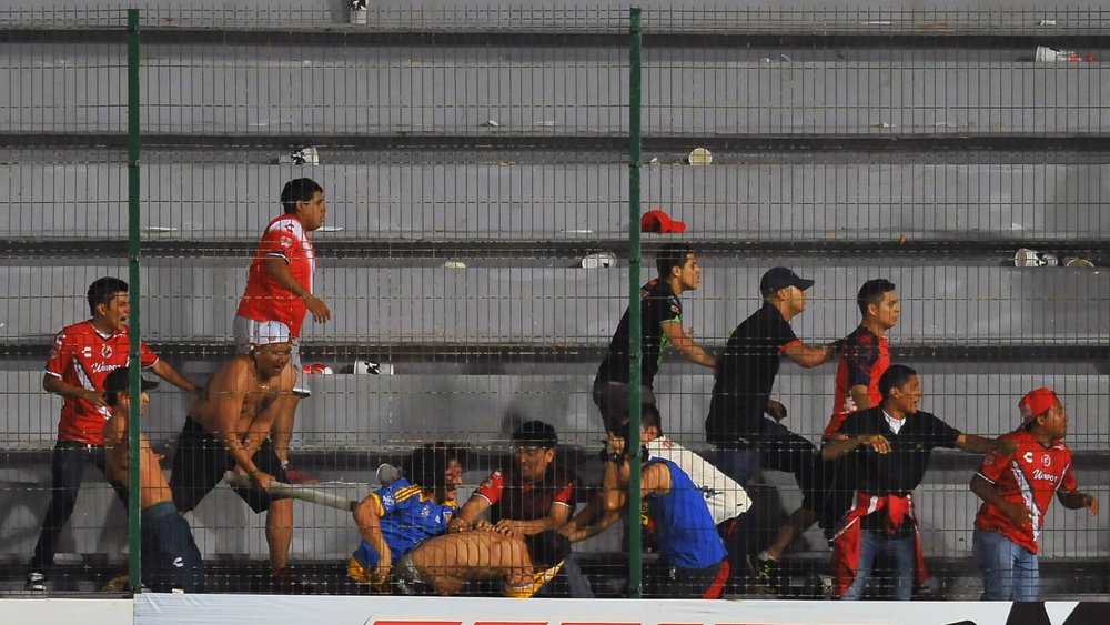 Veracruz fans. Goal