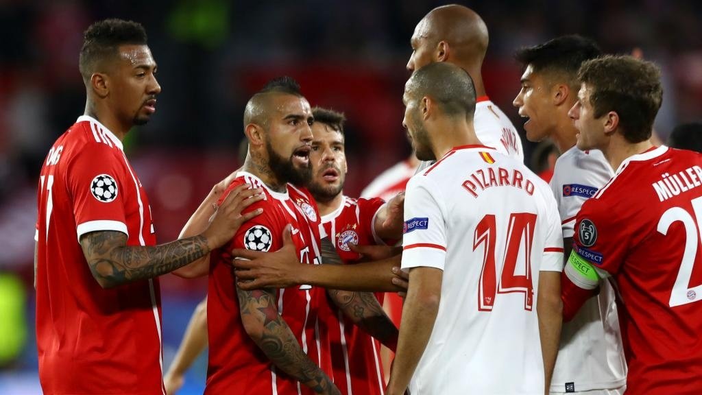 Vidal and Alaba to miss Sevilla game