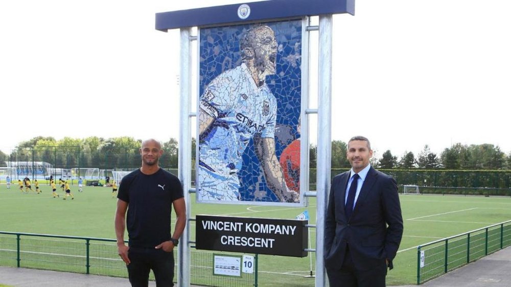 Man City to honour Kompany with sculpture and road name. GOAL