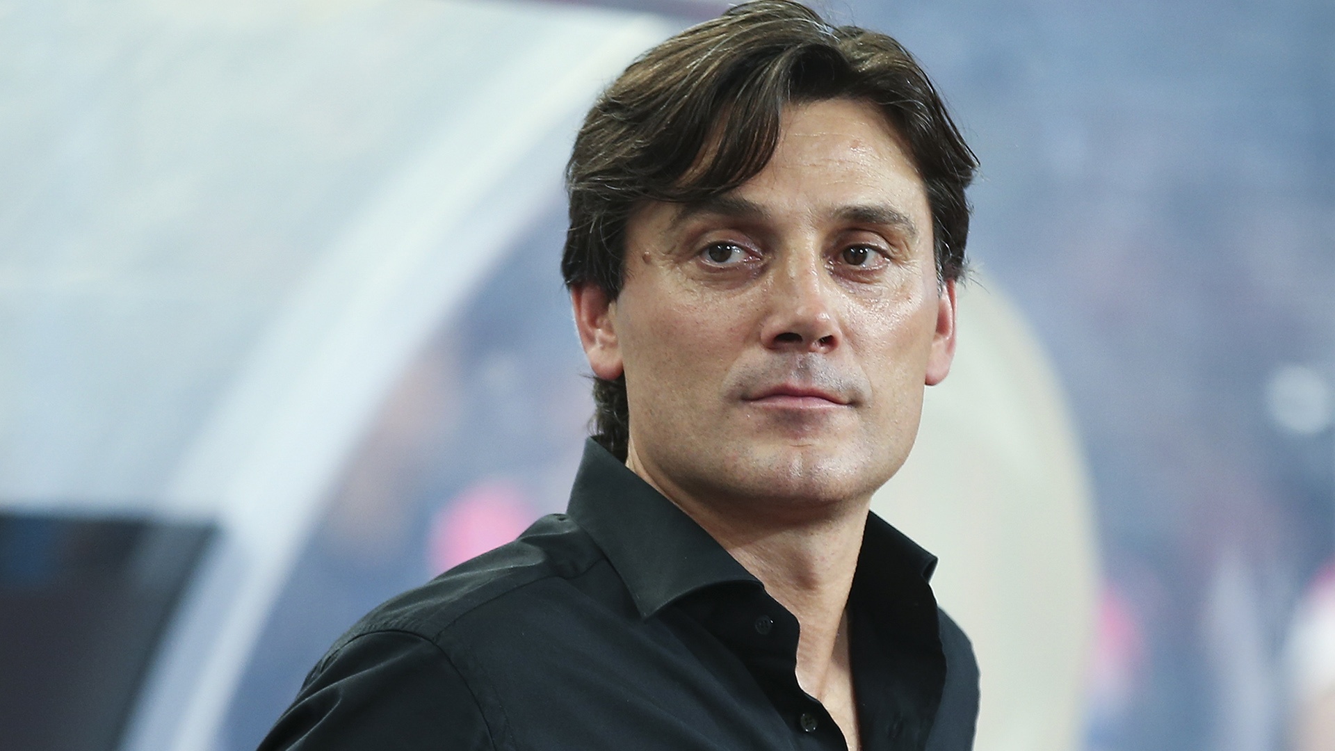 L'entraîneur de l'AC Milan, Vincenzo Montella. AFP