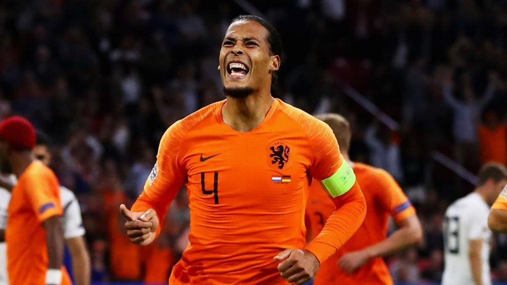 Van Dijk has been in imperious form this season. GOAL