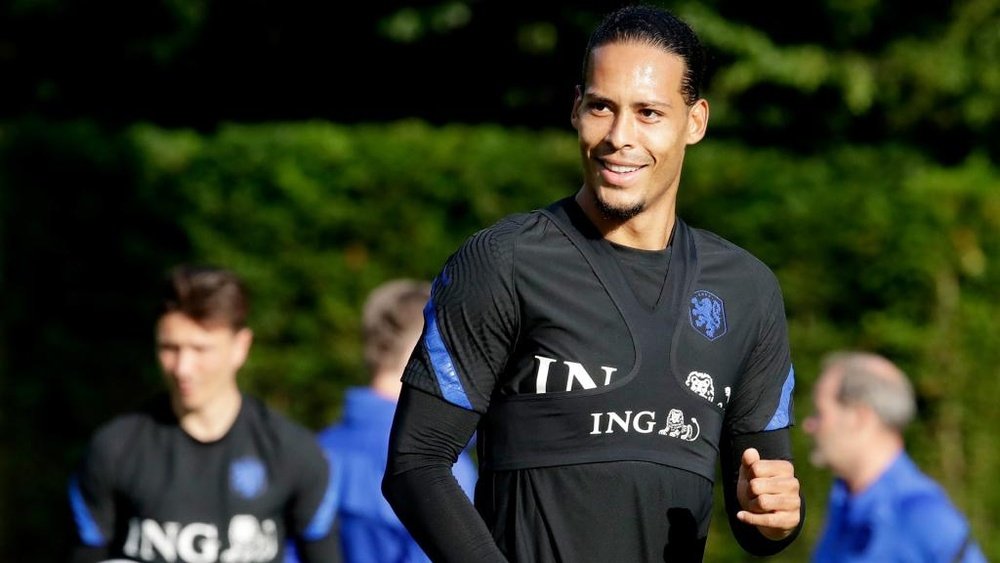 Virgil van Dijk was delighted by Erling Haaland's comments. GOAL