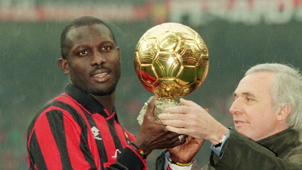 Ballon d'Or winner George Weah played for Liberia at the age of 51. GOAL
