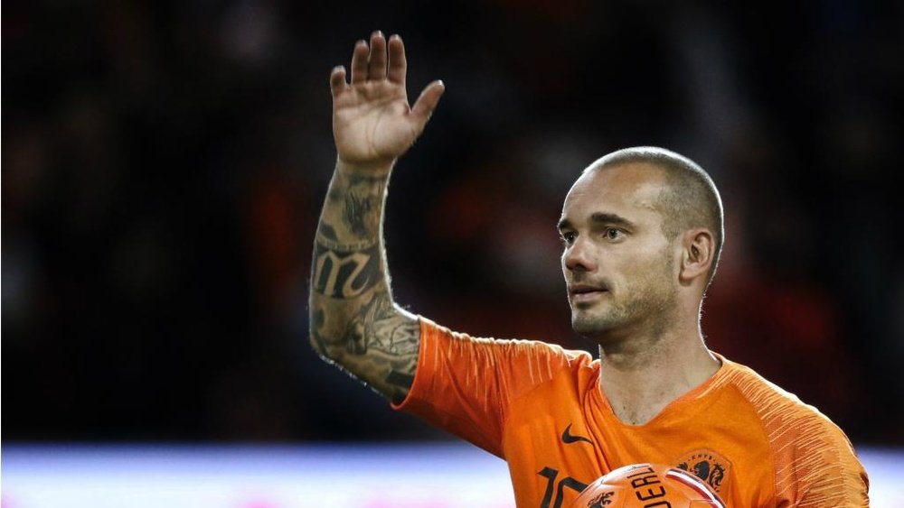 Wesley Sneijder prend sa retraite. GOAL