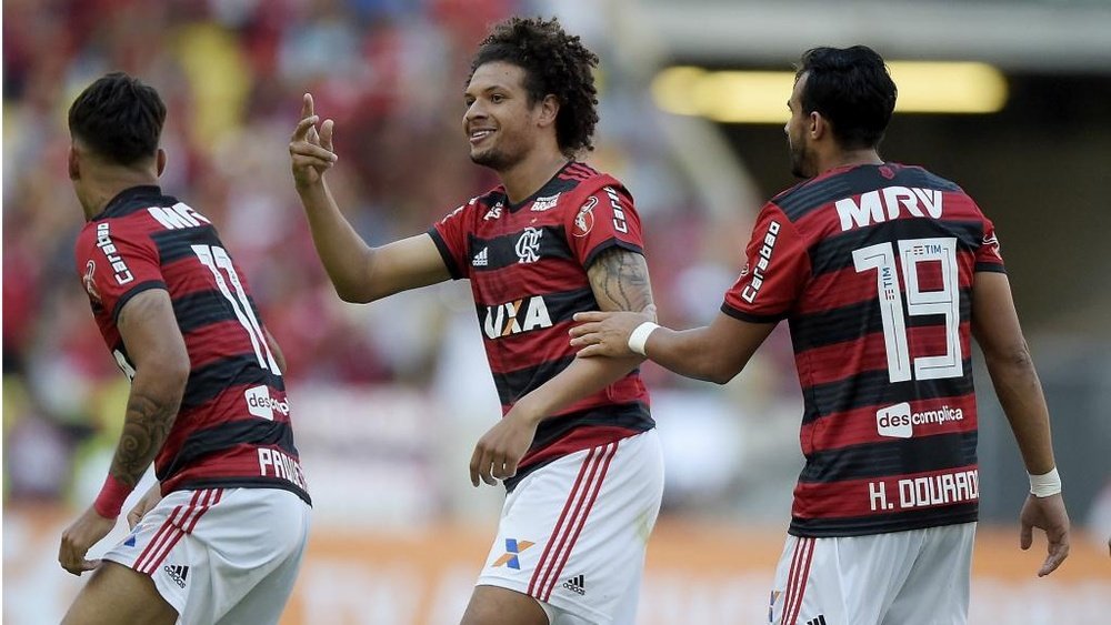 Willian Arão Flamengo Atlético-MG. Goal