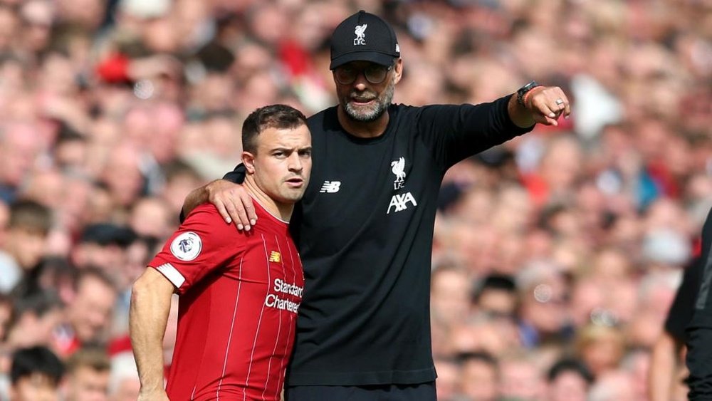 Klopp: Liverpool have 'no intention' of selling Shaqiri this month. GOAL