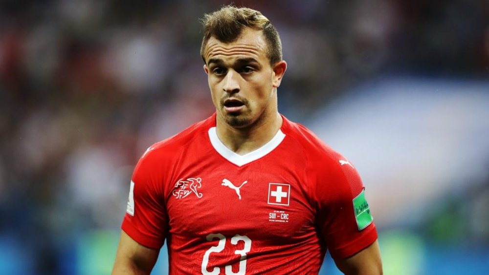 Shaqiri was at the heart of all Switzerland's best stuff. GOAL