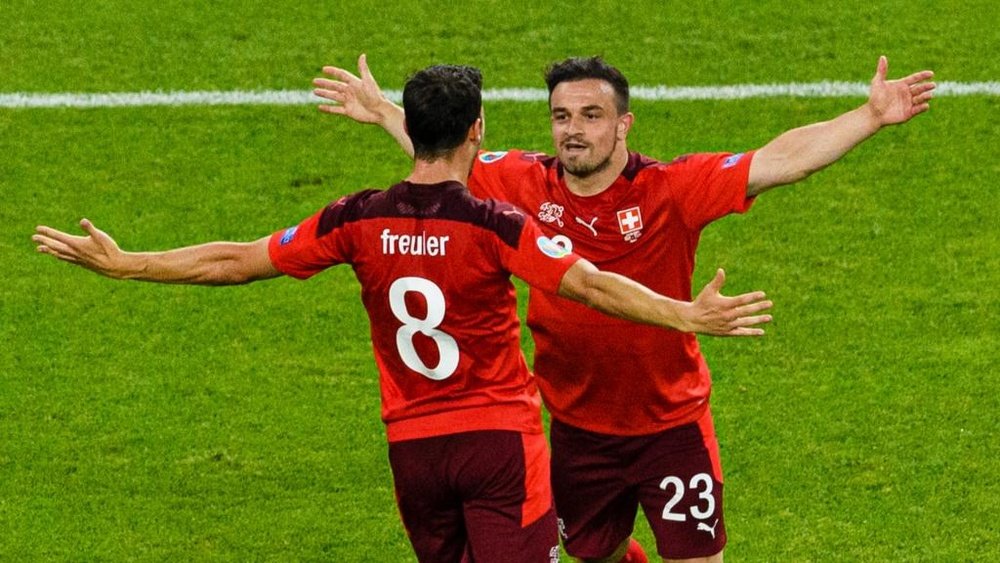 Shaqiri inspired Switzerland to a 3-1 victory over Turkey. GOAL