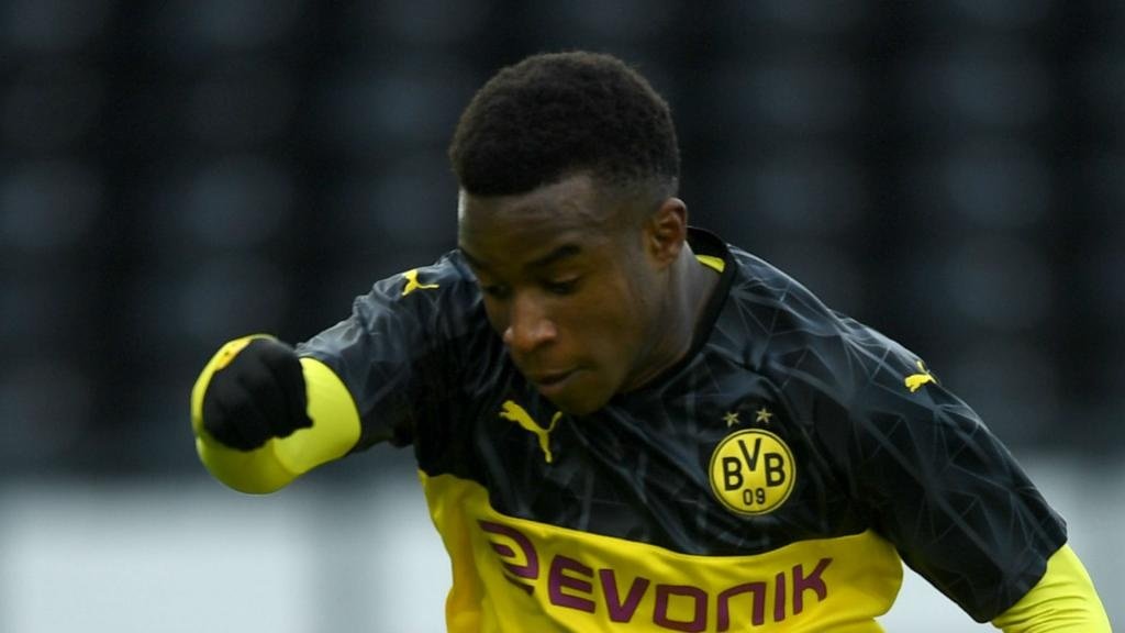 Promising Dortmund 15-year-old Moukoko sets U19 Bundesliga goalscoring record