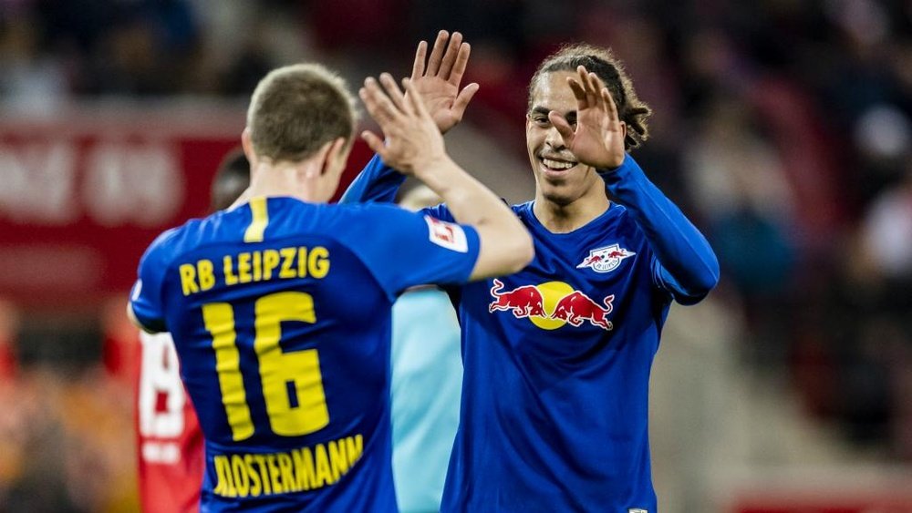 Yussuf Poulsen is emerging as a key player for RB Leipzig. GOAL
