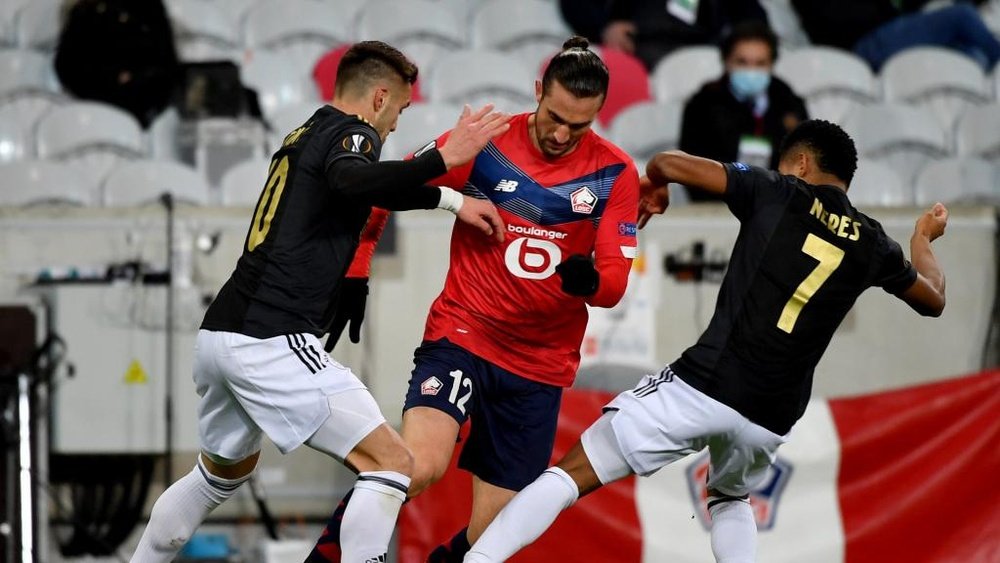 L'Ajax fait le travail et sort le LOSC. afp