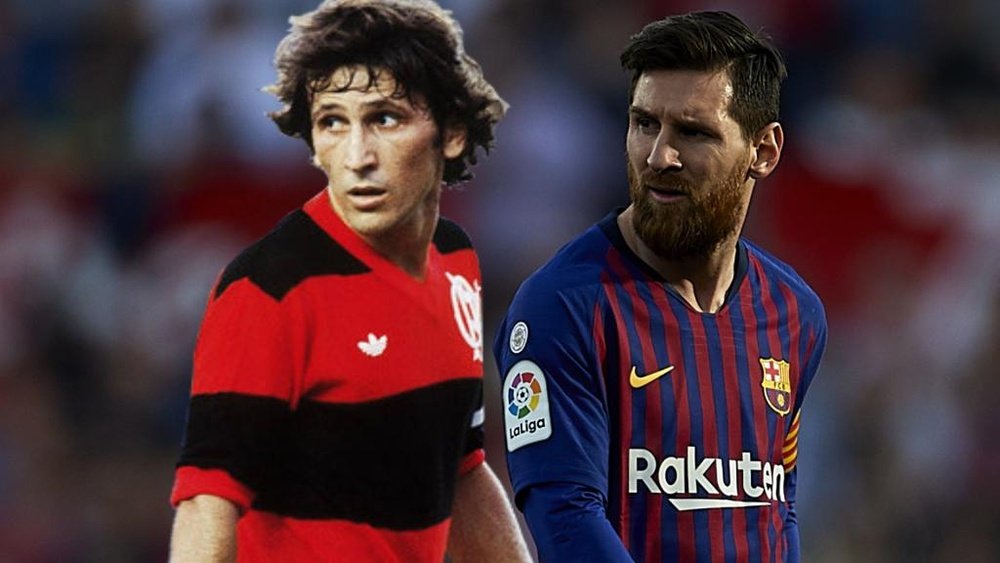 Zico foi indicado como o “próximo Pelé”, mas na verdade foi o 'primeiro Messi'