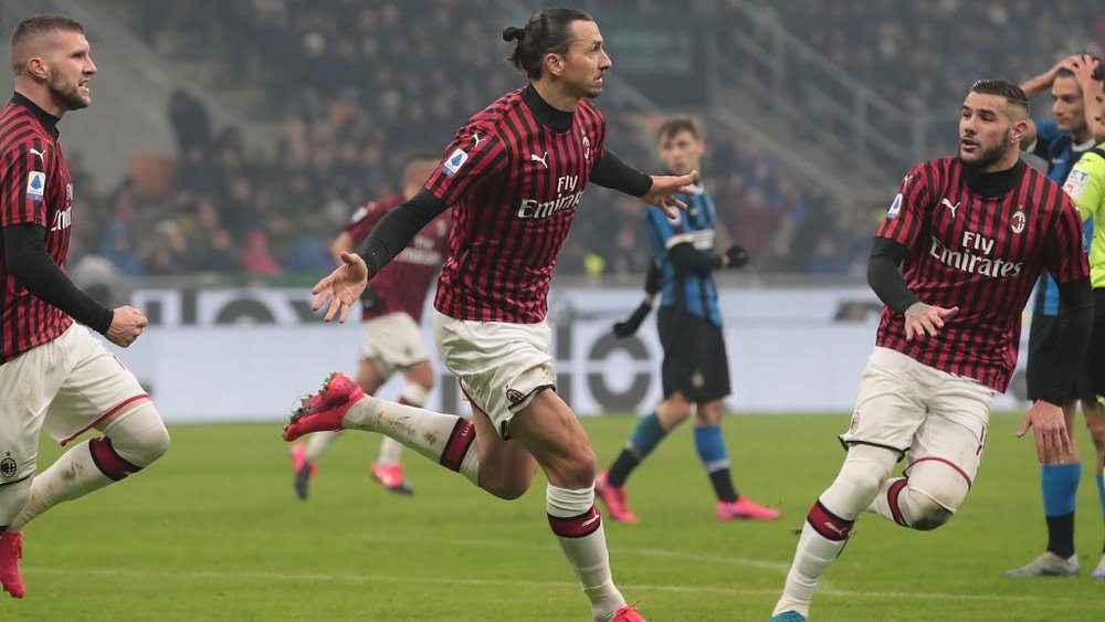 Ibrahimovic becomes oldest goalscorer in Milan derby in Serie A history