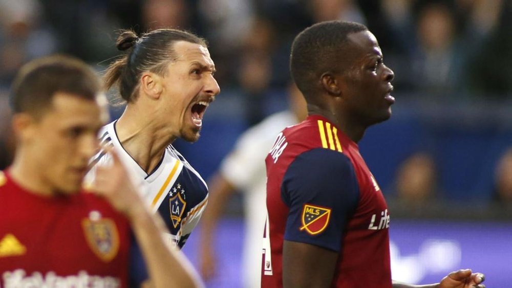 Zlatan scored the winner as LA Galaxy faced Real Salt Lake. GOAL