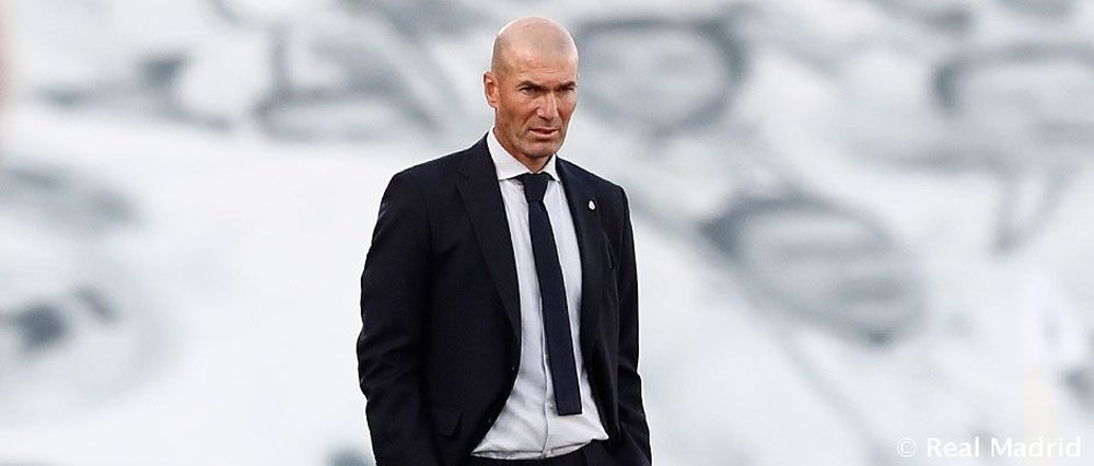 Zidane llegó a los 150 partidos de Liga como técnico del Madrid. Twitter/RealMadrid