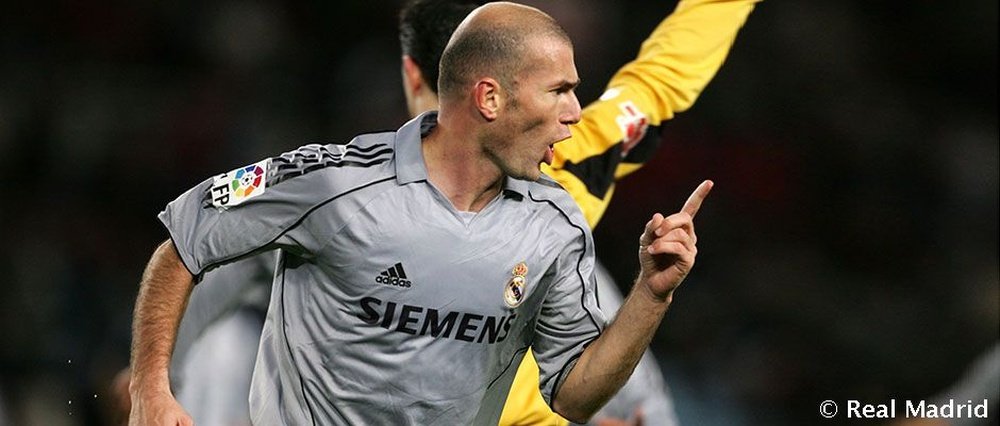 Zidane firmó 49 goles con el Madrid. RealMadrid