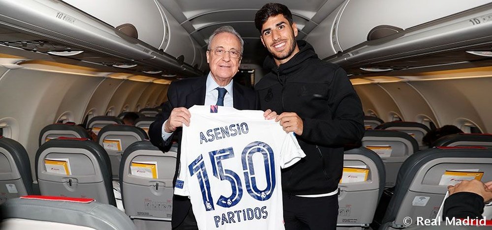 Asensio suma y sigue: 150 partidos con el Real Madrid. RealMadrid